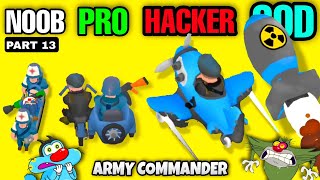 Oggy And Jack try to Max Level in Army Commander Game  Oggy Game [upl. by Watkin]