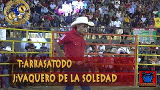 ARRASATODO CON VAQUERO DE LA SOLEDAD EN OMETEPEC GUERRERO 2019 [upl. by Kordula]