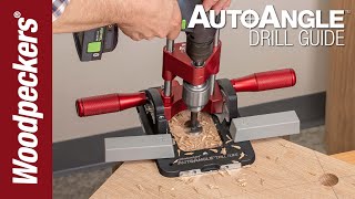 AutoAngle Drill Guide  Woodpeckers Tools [upl. by Mahgem97]