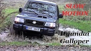 HYUNDAI GALLOPER  Slow motion [upl. by Odnanref]