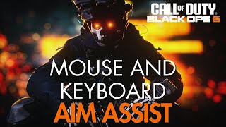 BO6  WARZONE MOUSE AND KEYBOARD AIM ASSIST sticky aim [upl. by Aihsetel]