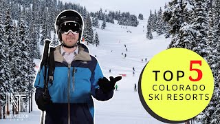 Top 5 Ski Resorts in Colorado [upl. by Siddon892]