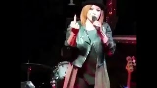 Tisha Campbell Sings live and gets embarrassed because people started laughing [upl. by Terej]