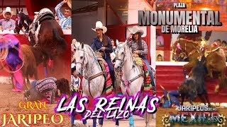 Jaripeo HISTORICO Por PRIMERA Vez Un Jaripeo de Mujeres Las Reinas del Lazo En La Monumental [upl. by Wes483]