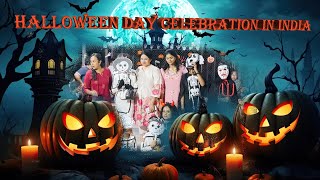 Halloween Day celebrations in India halloween india halloweenday [upl. by Latin]