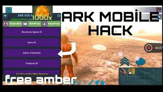 ARK MOBILE HACK  UNLIMITED AMBER  ADMIN MENU  ark mobile hile GODOFGODS [upl. by Animrelliug796]