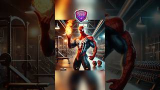 Venom vs Captain America vs SpiderMan The Ultimate Muscle Showdown 💪 Shorts AI Funny [upl. by Aurelio]