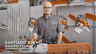 Afila la cadena de tu motosierra STIHL  Equipo STIHL [upl. by Bille]