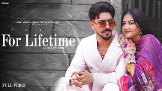 For Lifetime  Amber Official Video Mr Mrs Narula  Punjabi new Song 2024 MrMrsNarula [upl. by Ativak879]