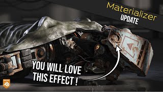 Materializer 132 update  Procedural texture creation tool suite addon for Blender [upl. by Jeminah]