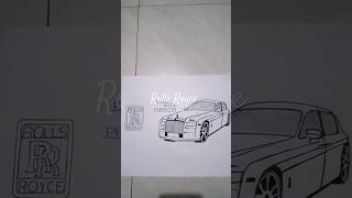 Drawing idea for Rolls Royce Phantom luxury cars🔥🔥❤️ [upl. by Edwards]