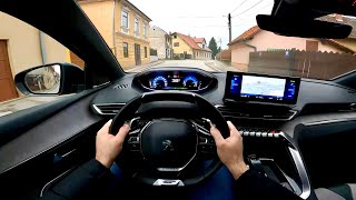 New PEUGEOT 3008 2022  POV test drive PURE DRIVING GT PHEV 300 HP [upl. by Pooh957]