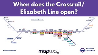 When Does the Crossrail Elizabeth line Open [upl. by Audre]