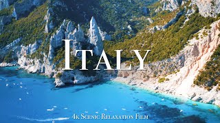 Italy 4K  Scenic Relaxation Film With Calming Music [upl. by Molohs297]