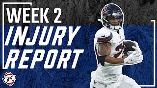 Pay Attention To These Fantasy Football Injury Updates [upl. by Haran]