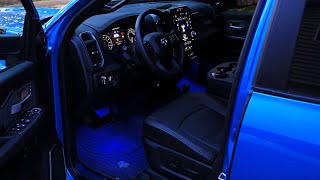 Custom interior lighting on my 2020 RAM [upl. by Bellaude835]