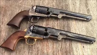 Shooting The Pietta 1851 Navy 36 Black Powder Revolver [upl. by Enuj]