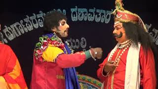 Yakshagana  Banatha bangar  25  Navoor Gangadhara shetty amp Kodapadavu Hasya [upl. by Yennej]