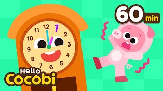 Hickory Dickory Dock  More Nursery Rhymes  Compilation  Kids Songs  Hello Cocobi [upl. by Annoynek]