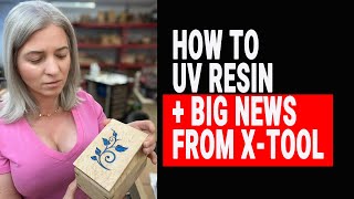 How to make inlays with a diode laser and UV Resin Also Huge news from XTOOL [upl. by Berneta]