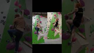 Beginner Vs Intermediate Climber Comparison V1 Blokfest At The Castle  Hyperclimbers [upl. by Sehguh605]