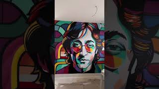 John Lennon graffitibrasil urbanart kobeartz [upl. by Brianna]