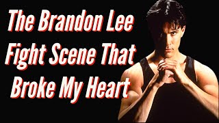 The Brandon Lee Fight Scene That Broke My Heart [upl. by Vladimar]