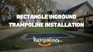 Rectangle Avyna ProLine 10x17 Inground Trampoline Installation  GEN 1 [upl. by Ivanna]