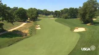 2013 US Open at Merion Hole No 5 Par 4 504 Yards [upl. by Anerhs]