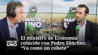 El ministro de Economía reafirma que España va quotcomo un cohetequot y pide ser quotmás ambiciososquot [upl. by Yromem]