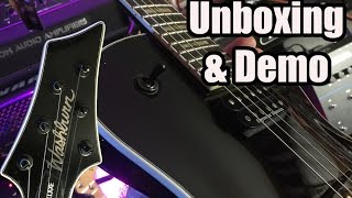 New Guitar Day Washburn PXL20 Parallaxe UNBOXING [upl. by Aicined426]