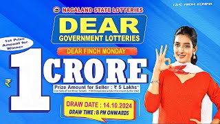 🔴LIVE  Nagaland Lottery Sambad Today 14102024 Dear Finch Monday 8PM Draw [upl. by Sierra168]