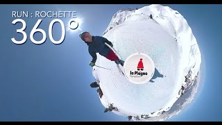 360° SKI RUN  ROCHETTE  360 Camera [upl. by Liban245]