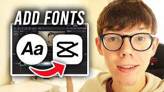 How To Add Custom Fonts On CapCut PC  Full Guide [upl. by Nylorak]