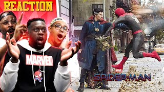 SPIDERMAN NO WAY HOME  Official Teaser Trailer Reaction [upl. by Cirri]