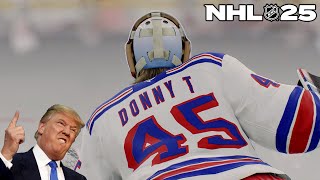 NHL 25 BE A PRO 1 TRUMPs DEBUT [upl. by Clayberg]