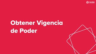 DESCARGAR VIGENCIA DE PODER [upl. by Abbotsen]