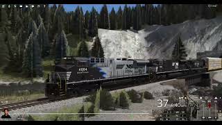 Trainz 2022 JR NS AC44C6M 4004 Drive [upl. by Eitirahc]