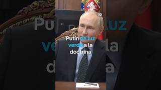 Putin da luz verde a la doctrina que autoriza una respuesta nuclear ante un ataque contra Rusia [upl. by Biddick]