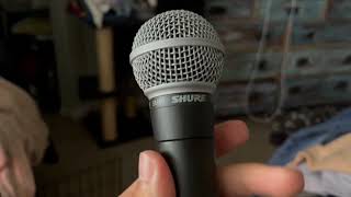 Shure SM58 Pro XLR Dynamic Microphone Quick Review [upl. by Lauree]