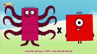 MULTIPLICATION OF NUMBERBLOCKS 8th8dec BIG NUMBERSMULTIPLY  GIANT NUMBER ColorArtid [upl. by Asilenna]