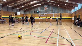 Auckland grammar vs Manurewa 1st set cuts off [upl. by Navoj]