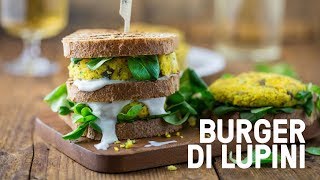 Burger di lupini e funghi cardoncelli [upl. by Pinter]