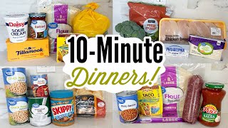 10 MINUTE DINNERS  5 TASTY amp EASY MEALS READY IN 10 MINUTES  JULIA PACHECO [upl. by Orr923]