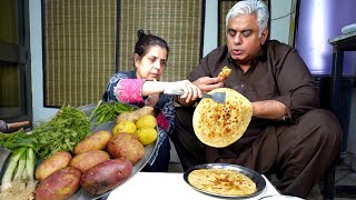 Aloo Paratha Recipe  Chatpata Aloo Paratha  Potato Bread  Potato  Paratha [upl. by Zilber319]