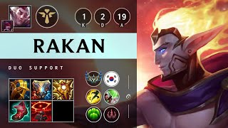 Rakan Support vs Thresh  KR Challenger Patch 1422 [upl. by Armyn]