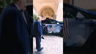 adin ross gives donald trump a cyber truck ytshorts donaldtrump cybertruck [upl. by Adnyleb]