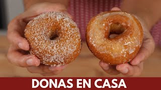 Rosquillas Donas Caseras sin Levadura  Katastrofa La Cocina [upl. by Fitzger]