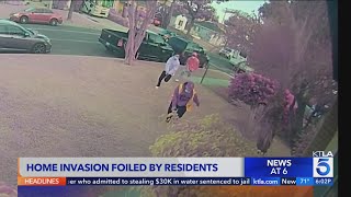 Attempted home invasion scheme caught on camera in Whittier [upl. by Reinwald133]