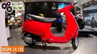 New VESPA LX 125 Scooter Price Colors Overview amp Review [upl. by Led]